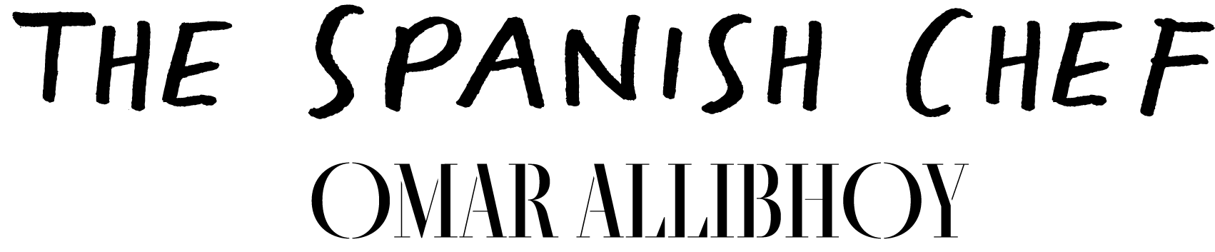 Omar Allibhoy – The Spanish Chef Logo