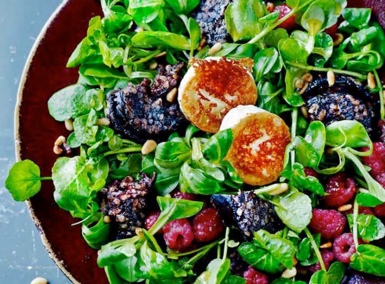 Black Pudding and Goat’s Cheese Salad