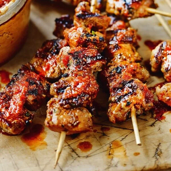  Moorish Pork Skewers 