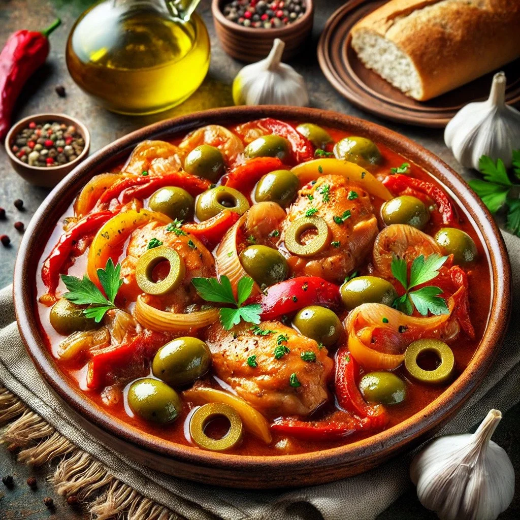  A flavorful Spanish chicken slow cooker dish. 