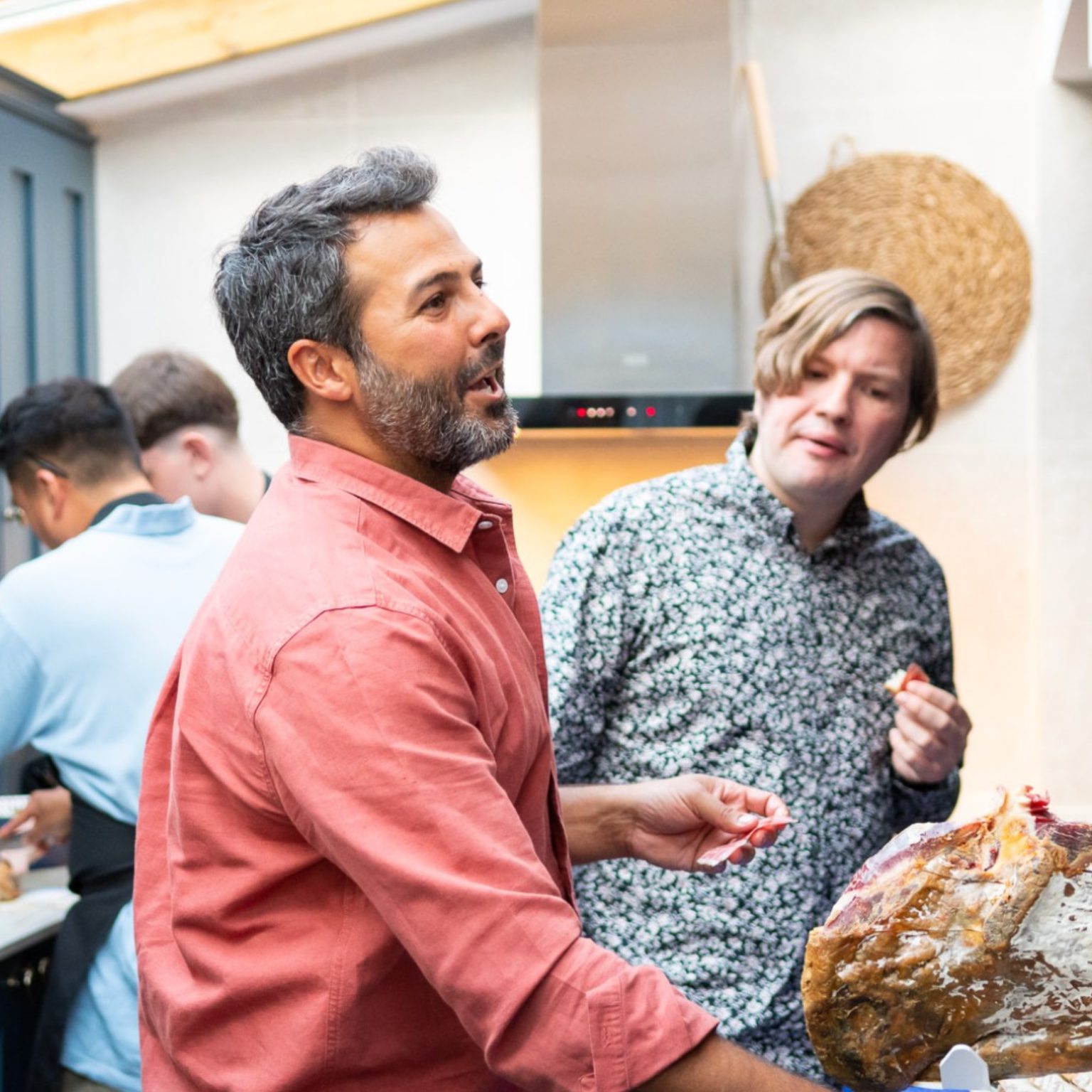 Spanish Chef Omar teaching