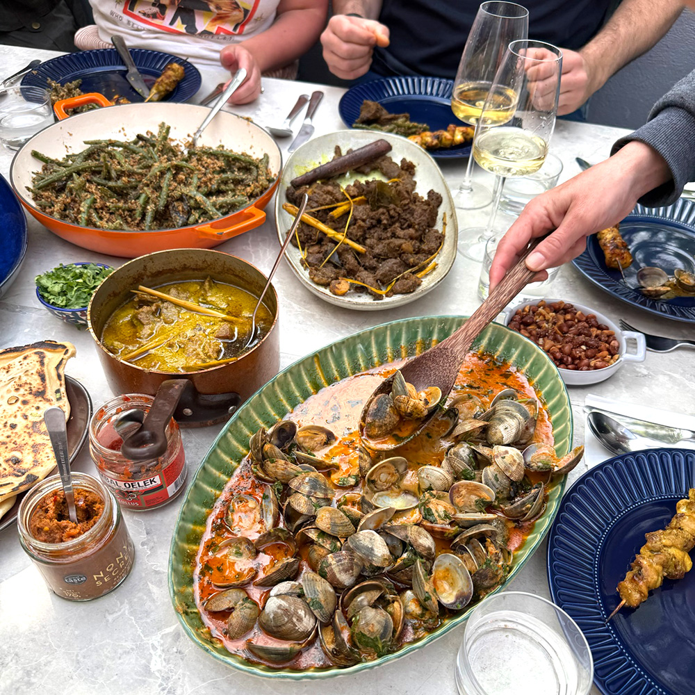 Spanish catering table